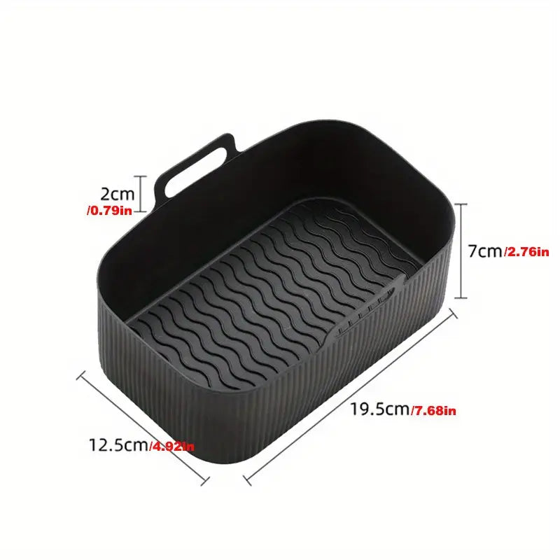 Foldable Silicone Air Fryer Baking Tray